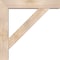 Ekena Millwork Traditional Block Smooth Bracket w/ Offset Brace, Douglas Fir, 7 1/2"W x 40"D x 40"H BKT0806X40X40TRA05SDF - alternate 3